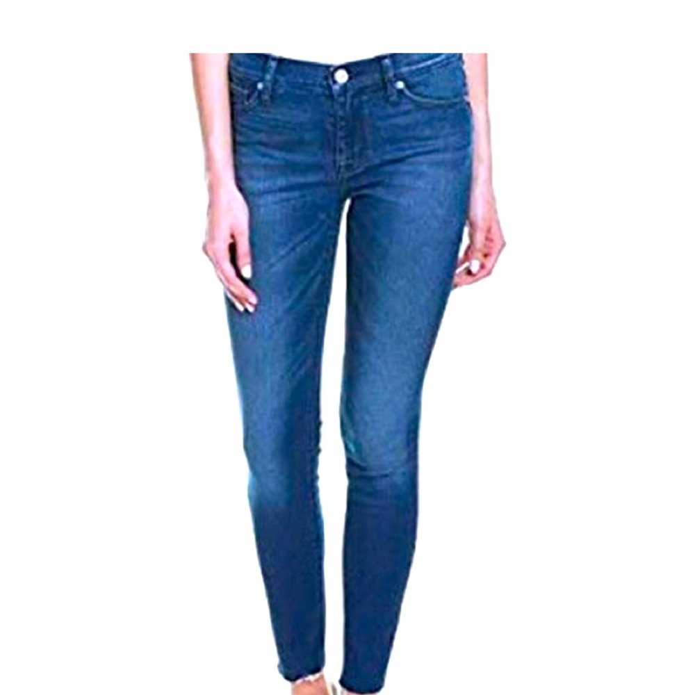 Hudson Natalie midrise Ankle jeans raw hem